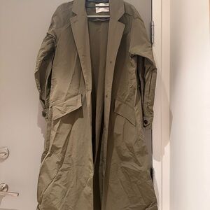 Olive Green Trench Coat